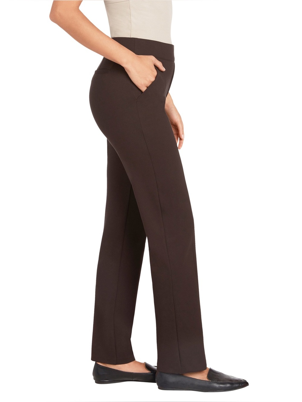 Matty M Women's Pull-On Dress Pant Size M